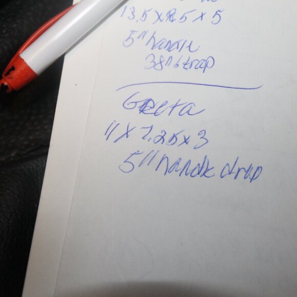 Vintage Greta Italy Leather Suede Diamond Pattern Onyx Kiss Lock Handbag Purse - Picture 11 of 11